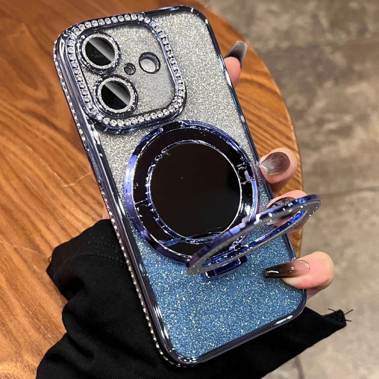 Rhinestone Mirror Glitter MagSafe TPU Phone Case, For iPhone 16 Pro Max, For iPhone 16 Pro, For iPhone 16 Plus, For iPhone 16, For iPhone 15 Pro Max