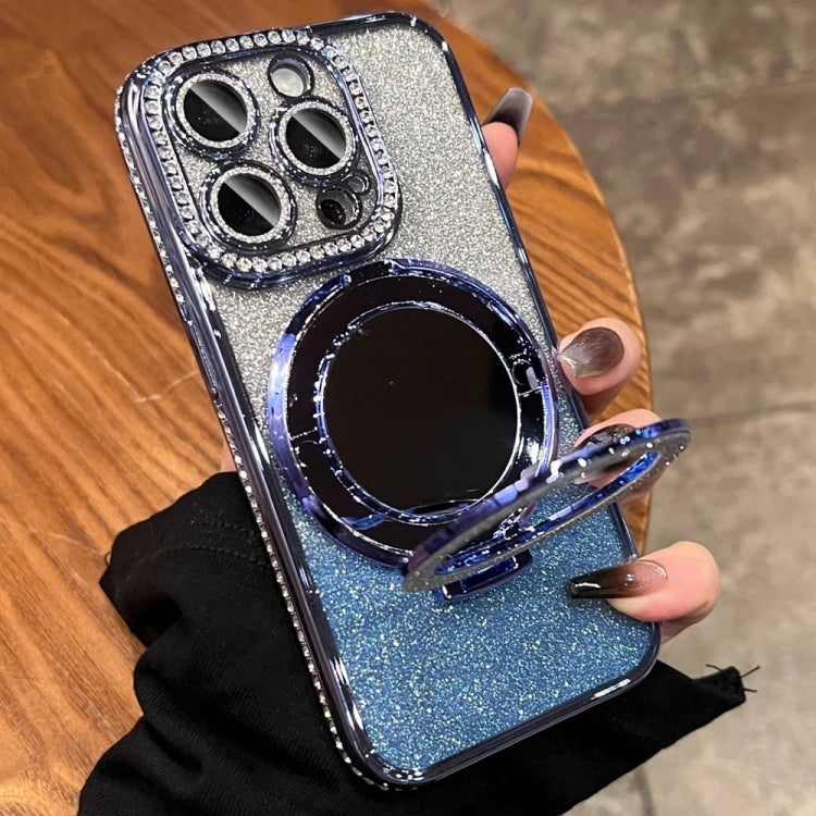 Rhinestone Mirror Glitter MagSafe TPU Phone Case, For iPhone 16 Pro Max, For iPhone 16 Pro, For iPhone 16 Plus, For iPhone 16, For iPhone 15 Pro Max