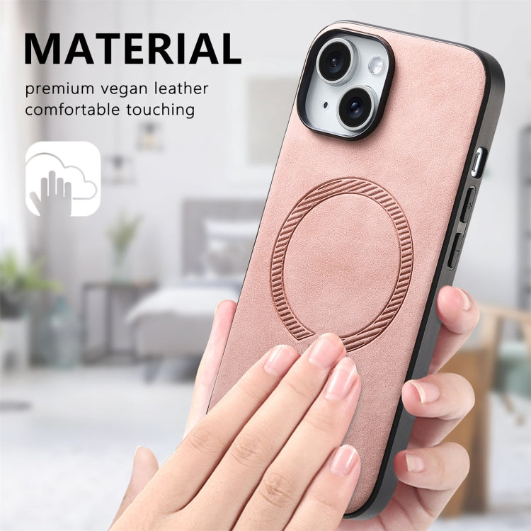 Solid Color Retro Magsafe PU Back Cover Phone Case, For iPhone XR, For iPhone 7 Plus / 8 Plus