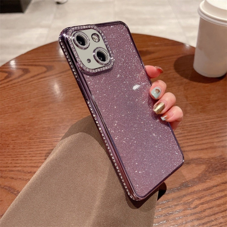 Diamond Glitter TPU Phone Case, For iPhone 15 Pro, For iPhone 15 Plus, For iPhone 15, For iPhone 14 Plus, For iPhone 14