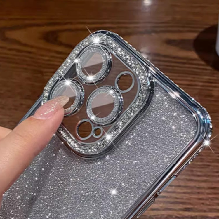 Diamond Glitter TPU Phone Case, For iPhone 16 Pro Max, For iPhone 16 Pro, For iPhone 16 Plus, For iPhone 16, For iPhone 15 Pro Max