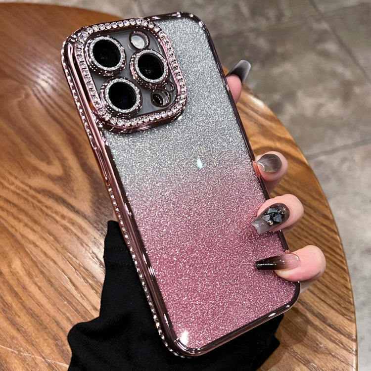 Diamond Gradient Glitter TPU Phone Case, For iPhone 15 Pro, For iPhone 15 Plus, For iPhone 15, For iPhone 14 Plus, For iPhone 14