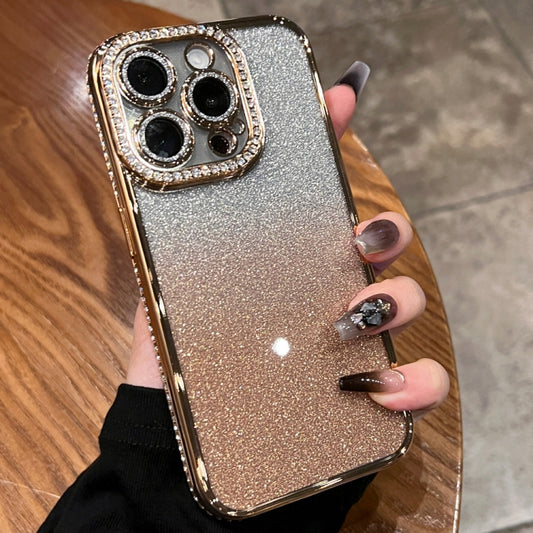 Diamond Gradient Glitter TPU Phone Case, For iPhone 14 Pro, For iPhone 14 Pro Max, For iPhone 13 Pro Max, For iPhone 13 Pro, For iPhone 13