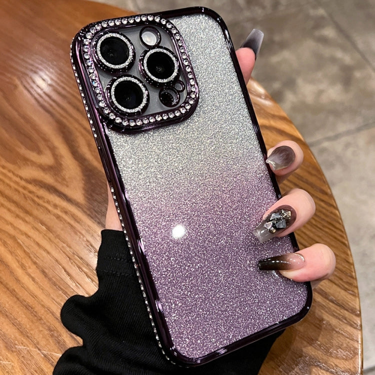 Diamond Gradient Glitter TPU Phone Case, For iPhone 14 Pro, For iPhone 14 Pro Max, For iPhone 13 Pro Max, For iPhone 13 Pro, For iPhone 13