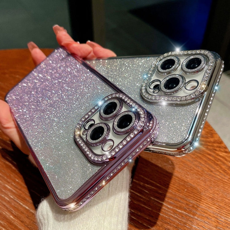 Diamond Gradient Glitter TPU Phone Case, For iPhone 12, For iPhone 12 Pro Max, For iPhone  12 Pro, For iPhone 11 Pro Max, For iPhone  11