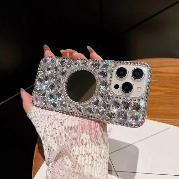 Mirror Handmade Bling Rhinestone PC Phone Case, For iPhone XR, For iPhone XS Max, For iPhone SE 2022 / 7 / 8, For iPhone X / XS, For iPhone 7 Plus / 8 Plus