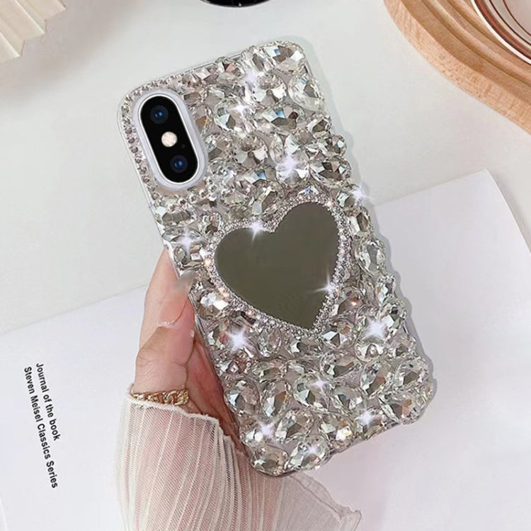 Mirror Handmade Bling Rhinestone PC Phone Case, For iPhone XR, For iPhone XS Max, For iPhone SE 2022 / 7 / 8, For iPhone X / XS, For iPhone 7 Plus / 8 Plus