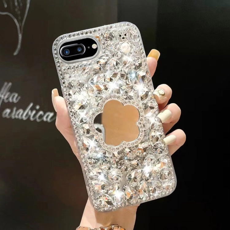 Mirror Handmade Bling Rhinestone PC Phone Case, For iPhone XR, For iPhone XS Max, For iPhone SE 2022 / 7 / 8, For iPhone X / XS, For iPhone 7 Plus / 8 Plus