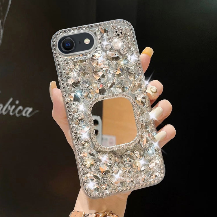 Mirror Handmade Bling Rhinestone PC Phone Case, For iPhone XR, For iPhone XS Max, For iPhone SE 2022 / 7 / 8, For iPhone X / XS, For iPhone 7 Plus / 8 Plus