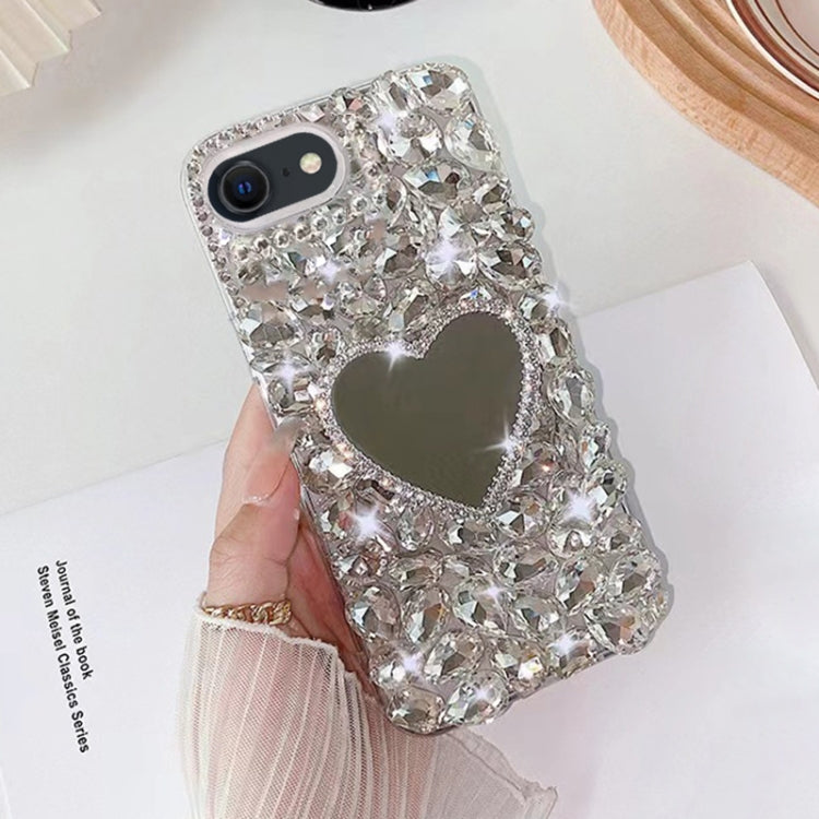 Mirror Handmade Bling Rhinestone PC Phone Case, For iPhone XR, For iPhone XS Max, For iPhone SE 2022 / 7 / 8, For iPhone X / XS, For iPhone 7 Plus / 8 Plus