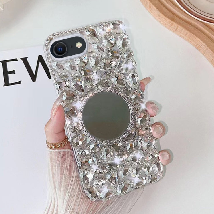 Mirror Handmade Bling Rhinestone PC Phone Case, For iPhone XR, For iPhone XS Max, For iPhone SE 2022 / 7 / 8, For iPhone X / XS, For iPhone 7 Plus / 8 Plus