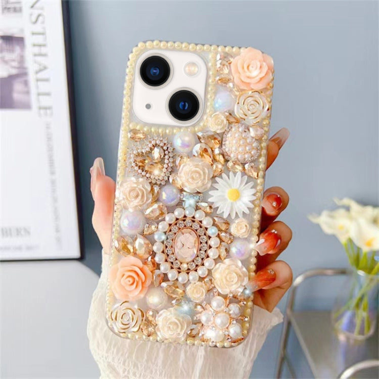 Diamond Inlaid Rose PC Phone Case, For iPhone 13 mini, For iPhone 12, For iPhone 12 Pro Max, For iPhone 12 Pro, For iPhone 12 mini, For iPhone 11 Pro Max, For iPhone 11, For iPhone 11 Pro