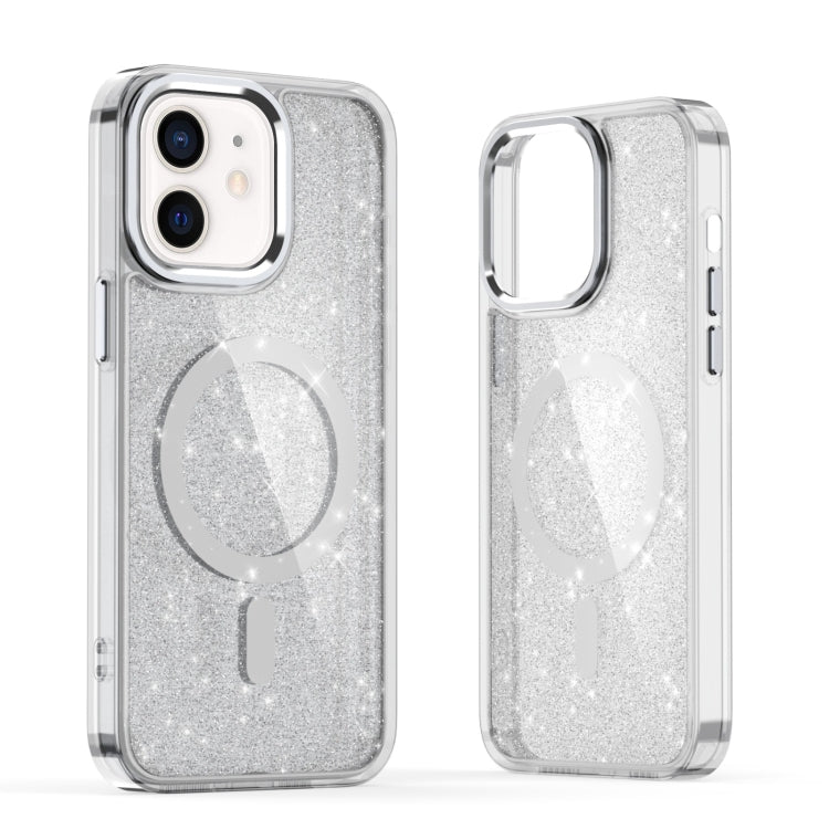 Glitter MagSafe Shockproof Phone Case, For iPhone 13 Pro Max, For iPhone 13 Pro, For iPhone 13, For iPhone 12, For iPhone 12 Pro Max, For iPhone 12 Pro