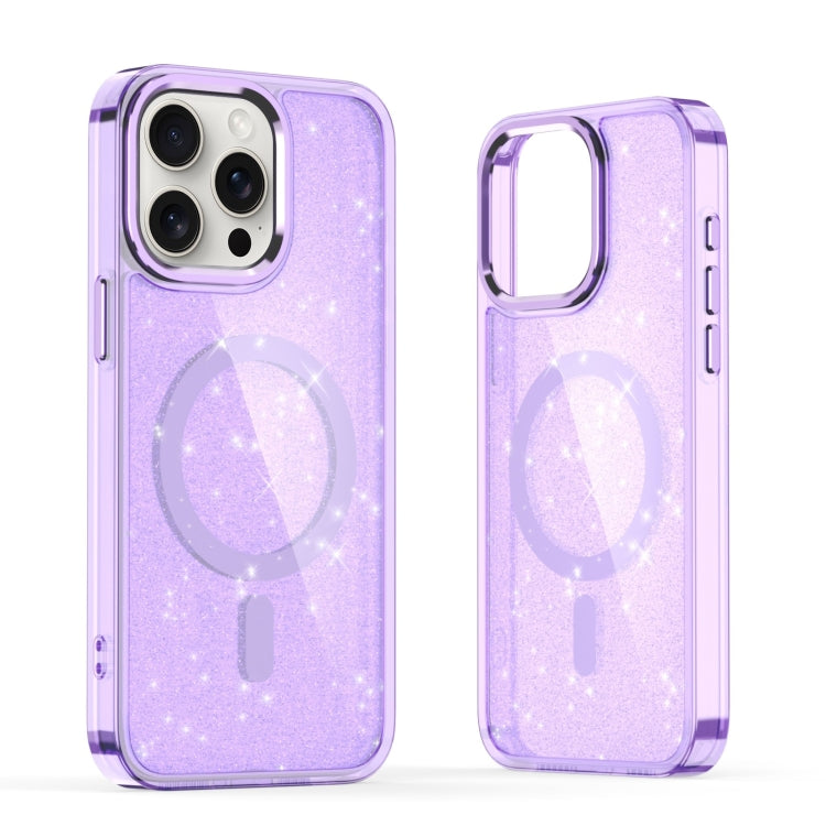 Glitter MagSafe Shockproof Phone Case, For iPhone 16 Pro Max, For iPhone 16 Pro, For iPhone 16 Plus, For iPhone 16, For iPhone 15 Pro Max, For iPhone 15 Pro