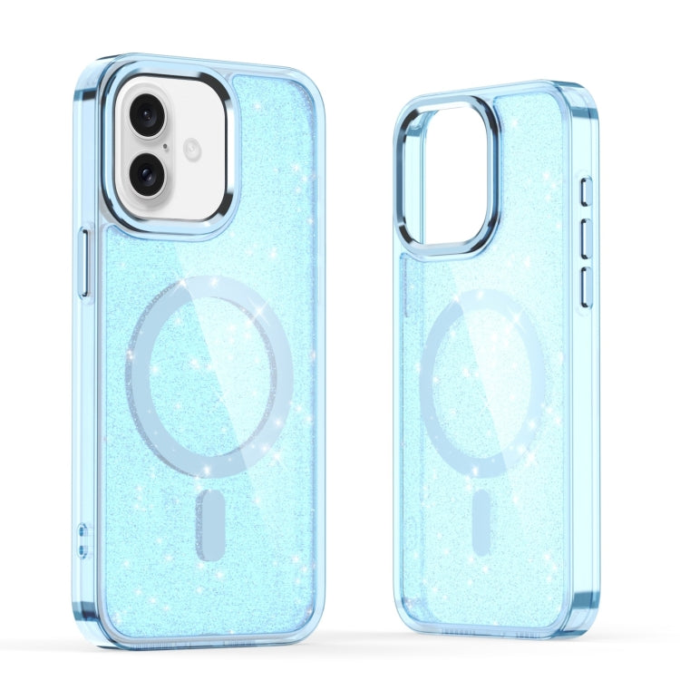 Glitter MagSafe Shockproof Phone Case, For iPhone 16 Pro Max, For iPhone 16 Pro, For iPhone 16 Plus, For iPhone 16, For iPhone 15 Pro Max, For iPhone 15 Pro