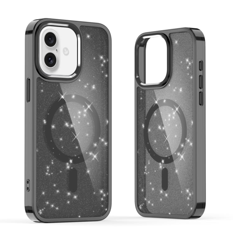 Glitter MagSafe Shockproof Phone Case, For iPhone 16 Pro Max, For iPhone 16 Pro, For iPhone 16 Plus, For iPhone 16, For iPhone 15 Pro Max, For iPhone 15 Pro