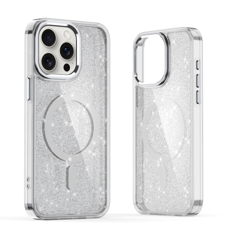 Glitter MagSafe Shockproof Phone Case, For iPhone 16 Pro Max, For iPhone 16 Pro, For iPhone 16 Plus, For iPhone 16, For iPhone 15 Pro Max, For iPhone 15 Pro