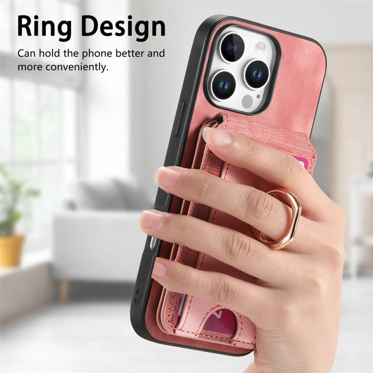 Retro Splitable Magnetic Stand Card Bag Leather Phone Case, For iPhone 16 Pro Max, For iPhone 16 Pro, For iPhone 16 Plus, For iPhone 16, iPhone 16e