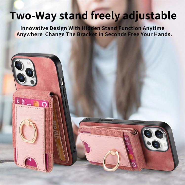 Retro Splitable Magnetic Stand Card Bag Leather Phone Case, For iPhone 16 Pro Max, For iPhone 16 Pro, For iPhone 16 Plus, For iPhone 16, iPhone 16e