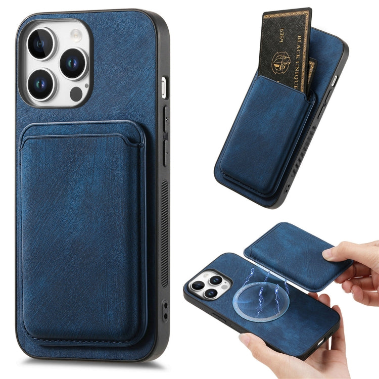 Retro Leather Card Bag Magnetic Phone Case, For iPhone 16 Pro Max, For iPhone 16 Pro, For iPhone 16 Plus, For iPhone 16, iPhone 16e