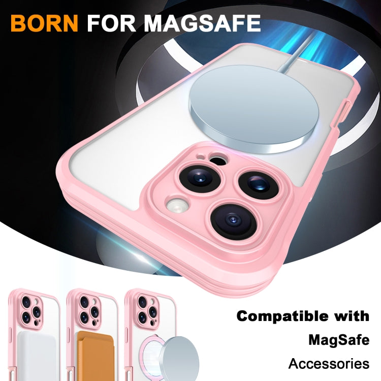 Skin Feel MagSafe Holder 360 Full Body Phone Case, For iPhone 16 Pro Max, For iPhone 16 Pro, For iPhone 16 Plus, For iPhone 16