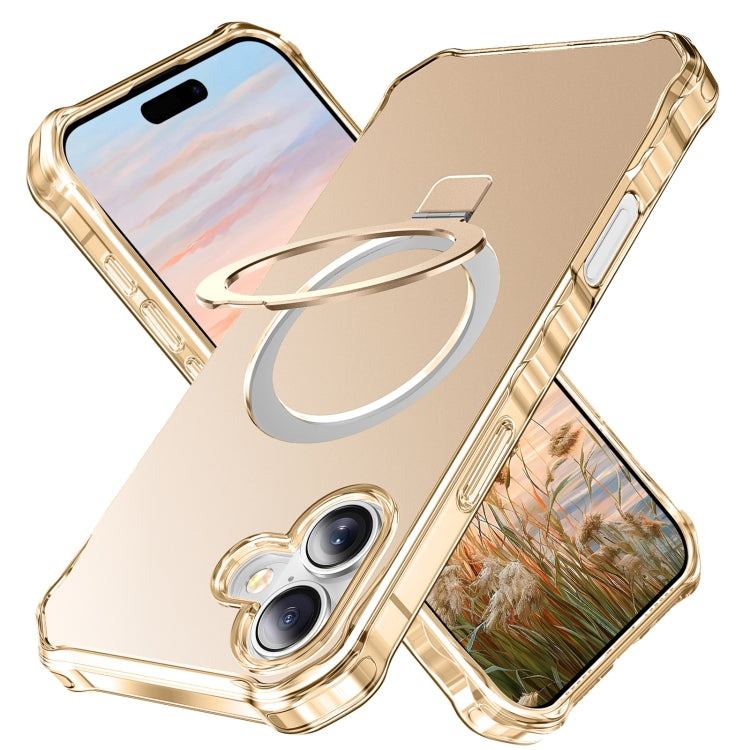 Clear Wave MagSafe Holder Phone Case, For iPhone 16 Pro Max, For iPhone 16 Pro, For iPhone 16 Plus, For iPhone 16