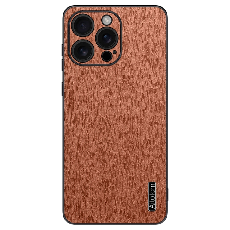 Tree Bark Leather Shockproof Phone Case, For iPhone 16e, For iPhone 16 Pro Max, For iPhone 16 Pro, For iPhone 16 Plus, For iPhone 16