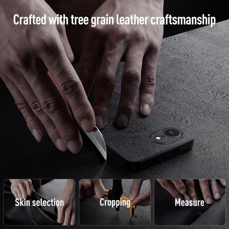 Tree Bark Leather Shockproof Phone Case, For iPhone 16e, For iPhone 16 Pro Max, For iPhone 16 Pro, For iPhone 16 Plus, For iPhone 16