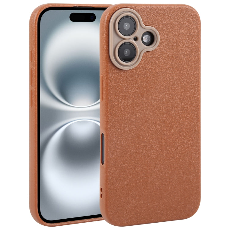 Plain Imitation Leather Back Cover Phone Case, For iPhone 16 Pro Max, For iPhone 16 Pro, For iPhone 16 Plus, For iPhone 16, For iPhone 15 Pro Max