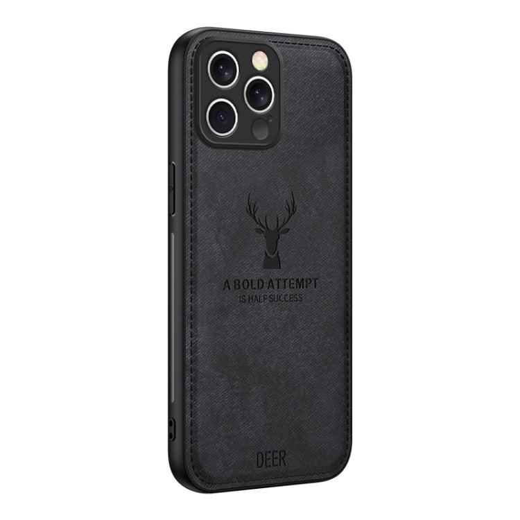 Deer Head Cloth Skin All-inclusive Phone Case, For iPhone 16 Pro Max, For iPhone 16 Pro, For iPhone 16 Plus, For iPhone 16