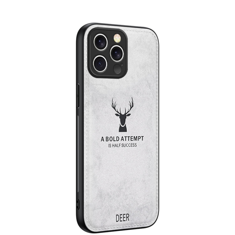 Deer Head Cloth Skin All-inclusive Phone Case, For iPhone 16 Pro Max, For iPhone 16 Pro, For iPhone 16 Plus, For iPhone 16