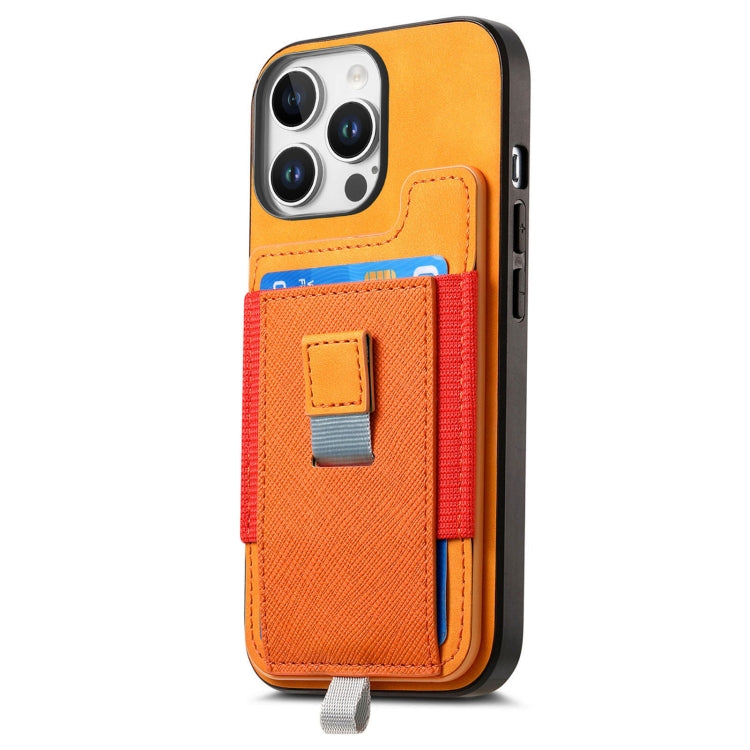 Retro Magsafe Cross Leather Pull-Out Card Bag Back Phone Case, For iPhone 11 Pro, For iPhone X / XS, For iPhone XR, For iPhone XS Max