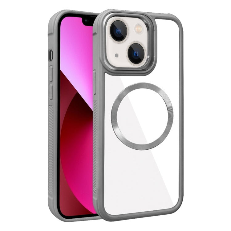 Plated CD Texture MagSafe Acrylic Hybrid TPU Phone Case, For iPhone 14 Pro, For iPhone 14 Pro Max, For iPhone 13 Pro Max, For iPhone 13 Pro, For iPhone 13