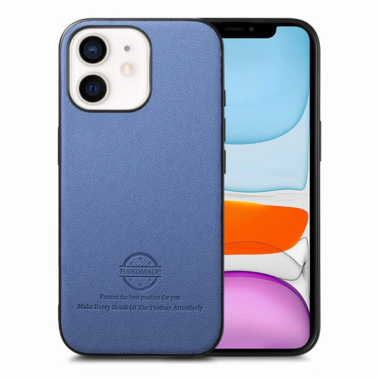 Twill Fabric Leather Skin Back Phone Case, For iPhone 11, For iPhone 11 Pro, For iPhone X / XS