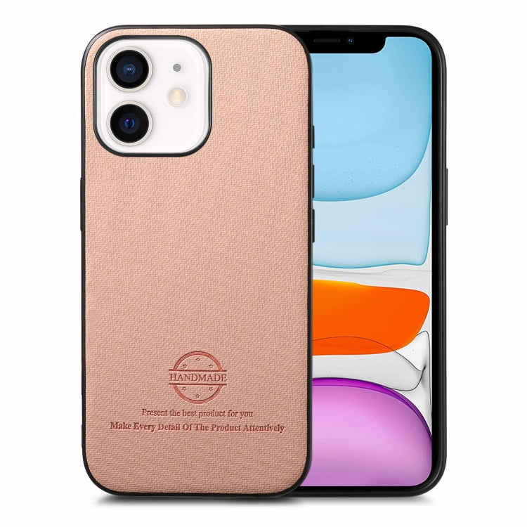 Twill Fabric Leather Skin Back Phone Case, For iPhone 11, For iPhone 11 Pro, For iPhone X / XS