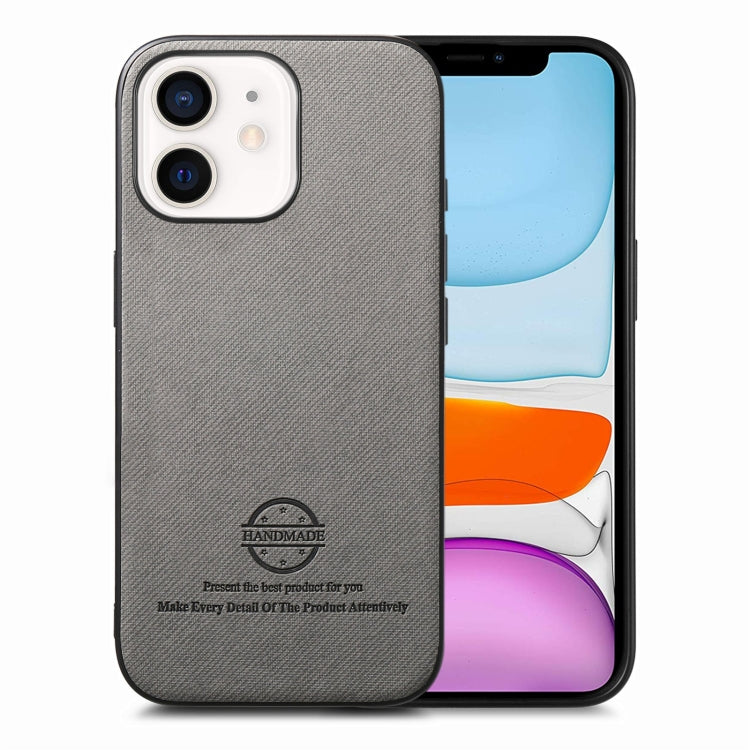 Twill Fabric Leather Skin Back Phone Case, For iPhone 11, For iPhone 11 Pro, For iPhone X / XS