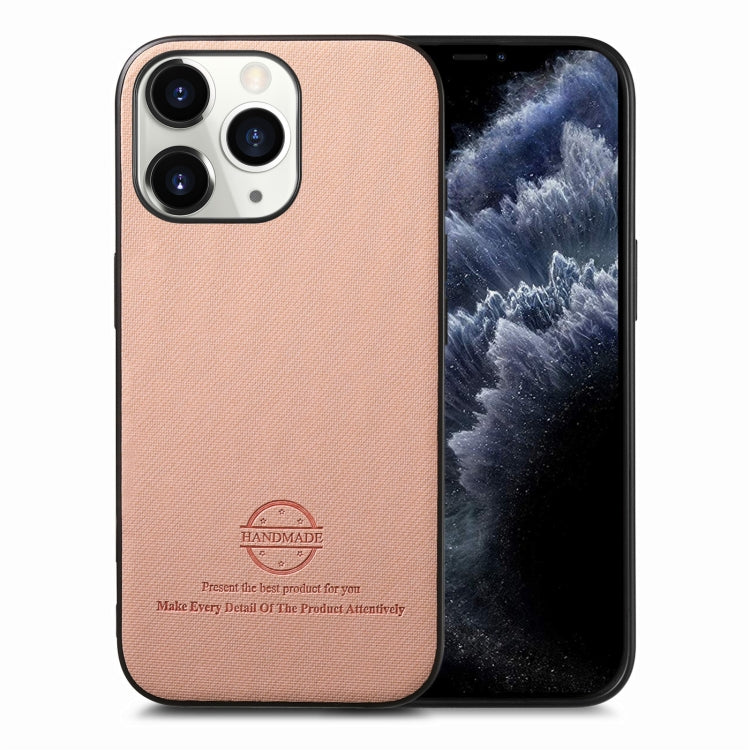 Twill Fabric Leather Skin Back Phone Case, For iPhone 11, For iPhone 11 Pro, For iPhone X / XS