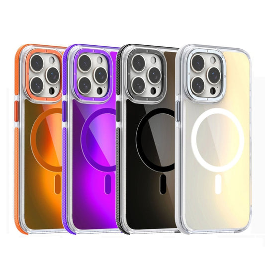 Dual-Color Gradient Discolor MagSafe Phone Case, For iPhone 16e, For iPhone 16 Pro Max, For iPhone 16 Pro, For iPhone 16 Plus, For iPhone 16, For iPhone 15 Pro Max, For iPhone 15 Pro, For iPhone 15 Plus