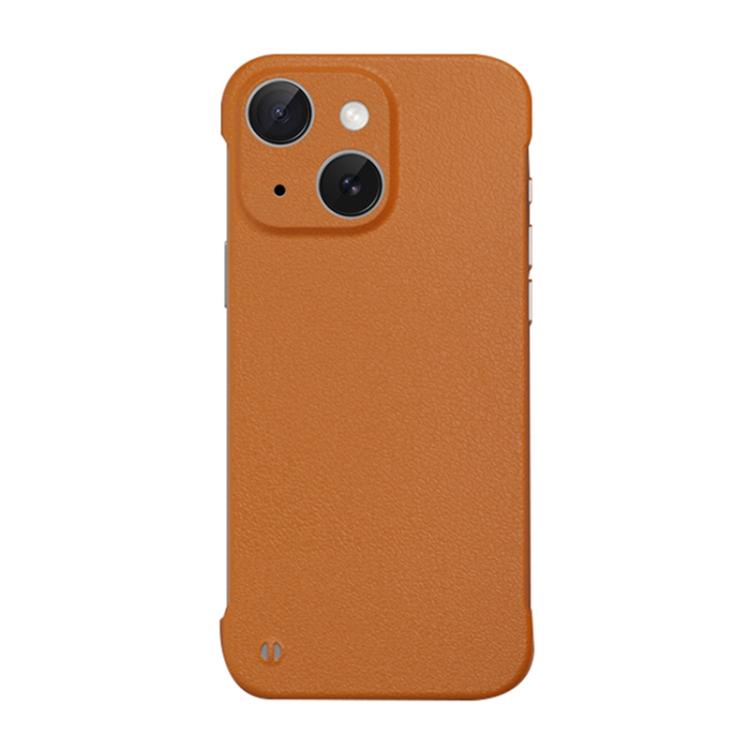 Frameless Litchi Texture PC Phone Case, For iPhone 16 Pro Max, For iPhone 16 Pro, For iPhone 16 Plus, For iPhone 16, For iPhone 15 Pro Max, For iPhone 15 Pro, For iPhone 15 Plus, For iPhone 15