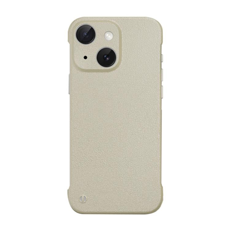 Frameless Litchi Texture PC Phone Case, For iPhone 16 Pro Max, For iPhone 16 Pro, For iPhone 16 Plus, For iPhone 16, For iPhone 15 Pro Max, For iPhone 15 Pro, For iPhone 15 Plus, For iPhone 15