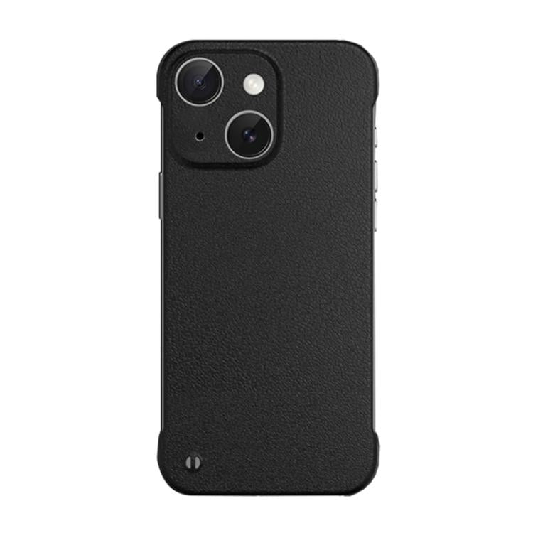 Frameless Litchi Texture PC Phone Case, For iPhone 16 Pro Max, For iPhone 16 Pro, For iPhone 16 Plus, For iPhone 16, For iPhone 15 Pro Max, For iPhone 15 Pro, For iPhone 15 Plus, For iPhone 15