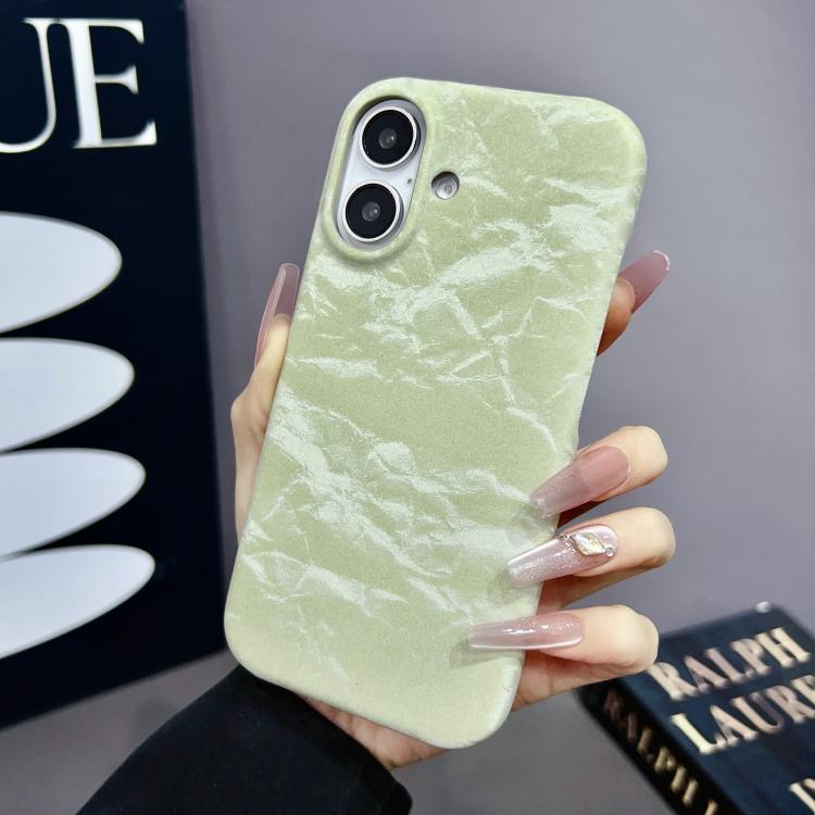 Velvet Leather PC Half Coverage Phone Case, For iPhone 16 Pro Max, For iPhone 16 Pro, For iPhone 16 Plus, For iPhone 16, For iPhone 15 Pro Max, For iPhone 15 Pro, For iPhone 15 Plus, For iPhone 15