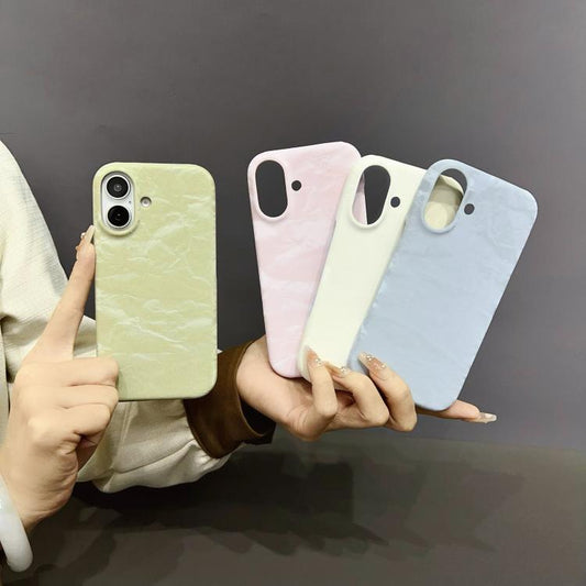 Velvet Leather PC Half Coverage Phone Case, For iPhone 16 Pro Max, For iPhone 16 Pro, For iPhone 16 Plus, For iPhone 16, For iPhone 15 Pro Max, For iPhone 15 Pro, For iPhone 15 Plus, For iPhone 15